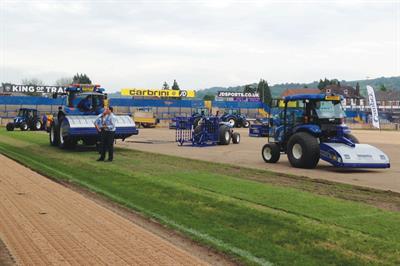 Macclesfield Town: transformation of football club’s pitch completed in just one day - image: Campey Turf Care Systems